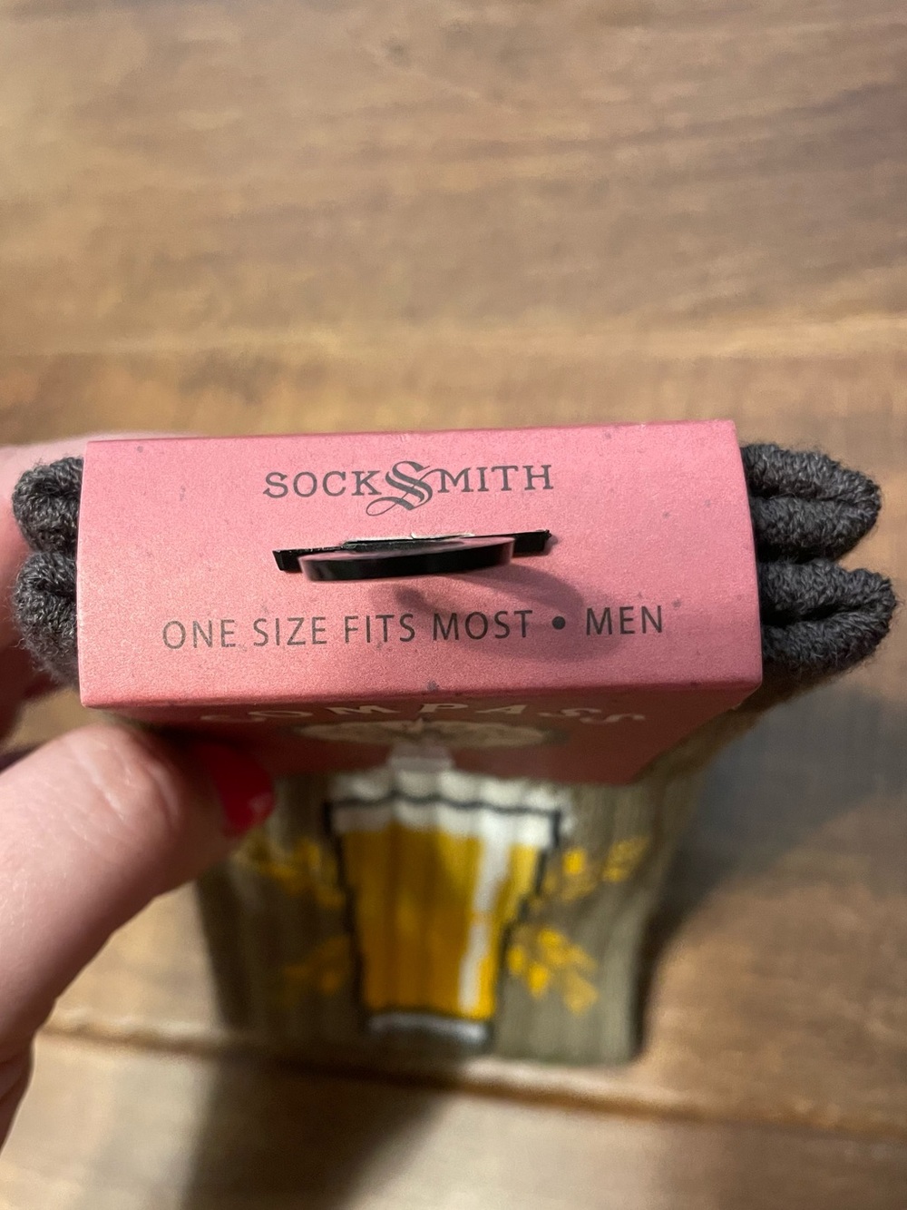 SockSmith merino wool green beer socks - Picture 4 of 4